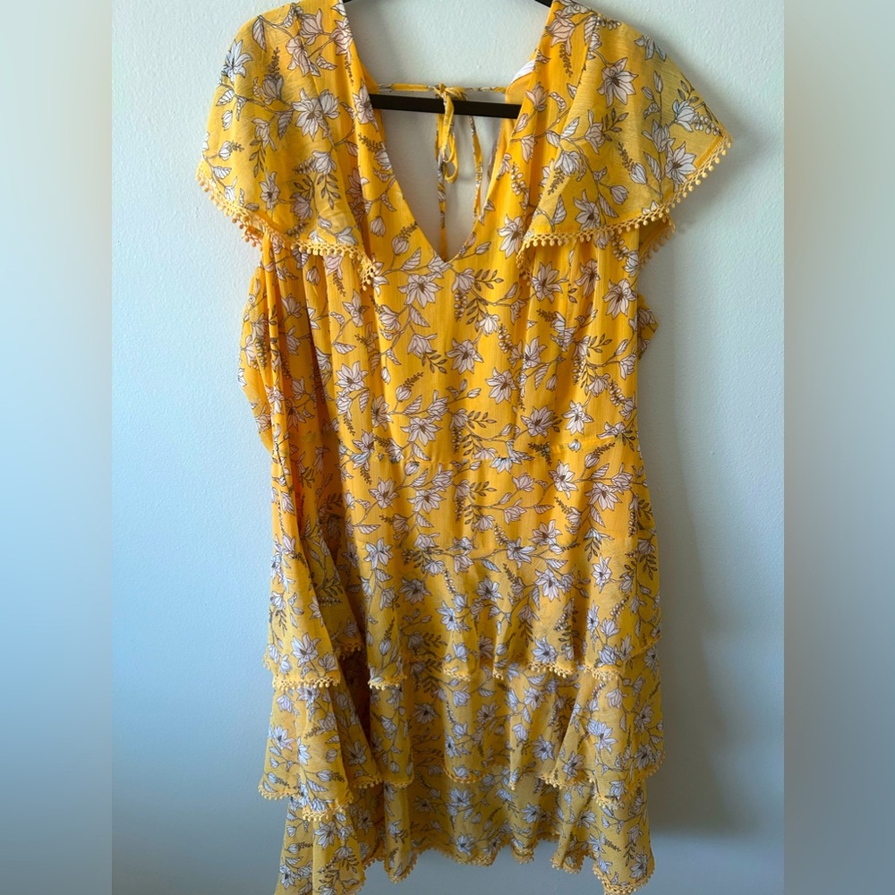 City Chic Amber Floral Dress